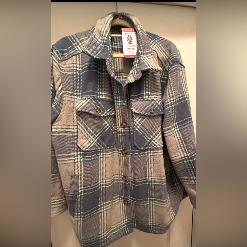 Plaid Shacket NWT